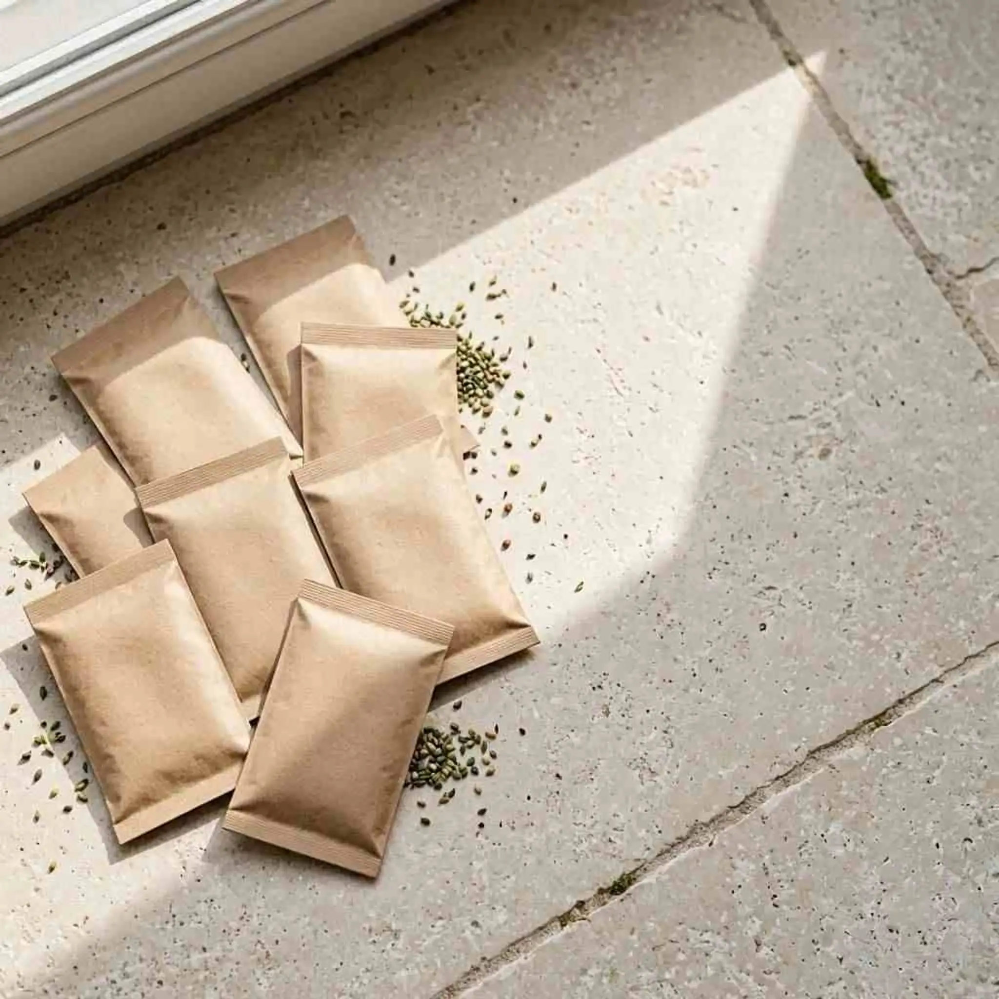 Assortiment de sachets de semences potagères